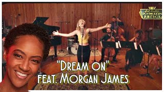 FIRST TIME REACTING TO  Dream On  Postmodern Jukebox ft Morgan James Aerosmith Cover [upl. by Ralfston]