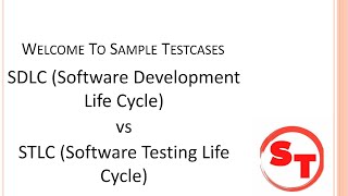 SDLC vs STLC  Difference between SDLC and STLC [upl. by Yadsendew338]