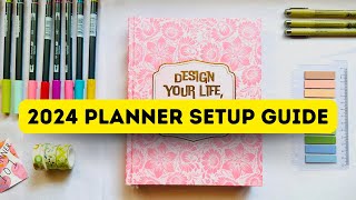 How to Set Up your New PLANNER  2024 Planner Setup [upl. by Pontus655]