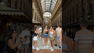 4k Milan Walk Discover Galleria Vittorio Emanuele II in Milan Italy [upl. by Akehs]