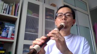 2 Comparing soprano vs alto recorder [upl. by Irrek369]