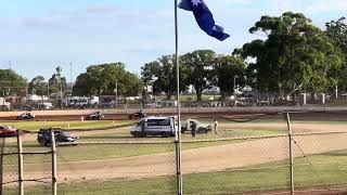 Wingless Sprint Heat 1 Kingaroy speedway 16032024 [upl. by Oriana]