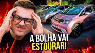 Deu MERD Os CARROS elétricos SÃO UMA BOLHA que já começou a ESTOURAR [upl. by Rramaj]