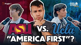 Is quotAmerica Firstquot Racist UCLA vs ASU [upl. by Deyas]