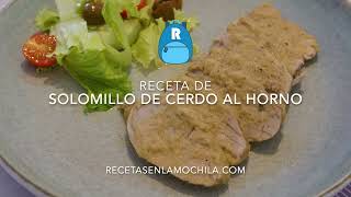 Receta de solomillo de cerdo al horno [upl. by Ydnir]