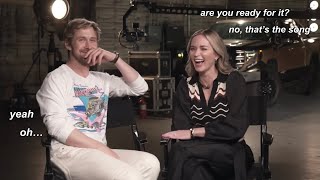 Ryan Gosling and Emily Blunt being chaotic siblings for 12 mins and 29 seconds straight [upl. by Rodrigo140]