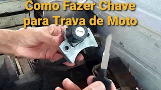 Como Fazer Chave para Moto Honda 150  CHAVEIRO H M  Locksmith [upl. by Dnalevelc]