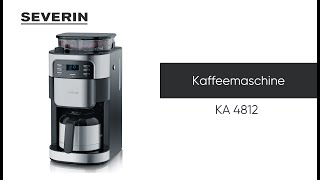 SEVERIN Kaffeemaschine KA 4812 [upl. by Dnarb421]