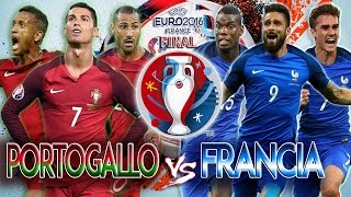 Portogallo vs Francia  UEFA EURO 2016 FINAL Stade de France 110716 [upl. by Yhtomot698]