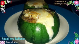 Zapallitos Rellenos de Carne Molida  Zapallitos verdes y calabacines [upl. by Jael282]