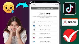 Cara Memperbaiki TikTok Tidak Dapat Mengotorisasi Silakan Coba Lagi Masalah [upl. by Acirtap80]