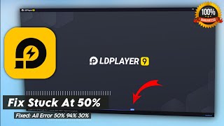 LD Player 50 Loading Stucks Problem Fix  LD Player Not Opening Fix 101 [upl. by Sinoda376]