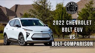 2022 Chevrolet Bolt EUV vs Bolt Comparison [upl. by Crowns]