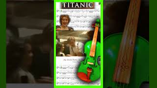 Titanic Irish Party in Third Class  Violin Play Along Sheet Music [upl. by Flieger]