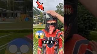 SpiderMan berbentuk Venom ⁉️😱🤔 [upl. by Daffy]