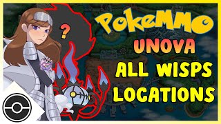 ALL Wisp Locations in Unova  PokeMMO Halloween Event Alpha Chandelure amp Secret [upl. by Redliw844]