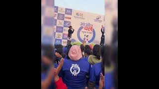 Walkathon 30 🏃🏻‍♀️organized by apollomedics walkathon30 apollomedics lucknow explorepage [upl. by Sukcirdor]