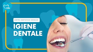 Igiene Dentale CENTRO DENTISTICO UNISALUS [upl. by Nnyllatsyrc]