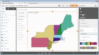 Qlik Sense – Map Chart Object Part 3 – 11 Update [upl. by Amadeo492]