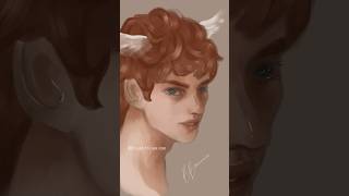 Hermes 🪽🪽part 1 of a Greek mythology series shorts digitalillustration [upl. by Yrreiht]