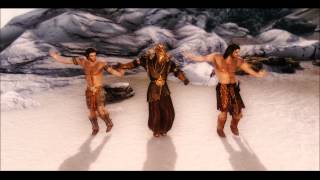 Skyrim Dance  Farkas amp Vilkas with Miraak [upl. by Daffodil]