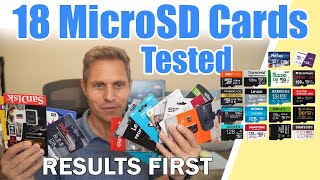 Best Micro SD Cards  RESULTS FIRST  18 Cards Tested  Honest Review  ParadiseBizz [upl. by Constantin]