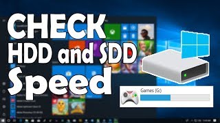 How To Check SSD and HDD Read and Write Speed in Windows 10 [upl. by Ayhdiv585]