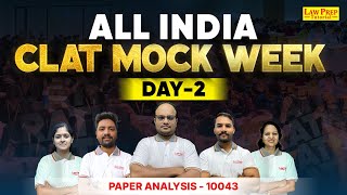 Day 2 Mock Analysis  7 Days 7 Mocks  CLAT 2025 Mock Week  Mock Test Paper Analysis Series [upl. by Karin331]