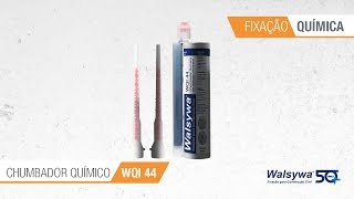 Fixação Química Chumbador Químico de Injeção WQI 44 [upl. by Brezin]