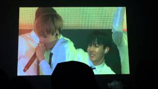 Fancam 150606 BTS THE RED BULLET IN MALAYSIA  Blanket Kick [upl. by Emanuel]