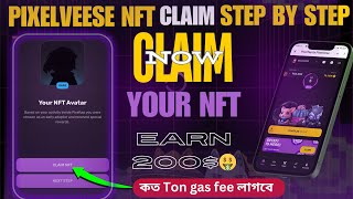 Pixeltap NFT Avatar Claim  PixelVerse Live Airdrop Withdrawal  Pixel Tap NFT Claim Wallet Connect [upl. by Bazar198]