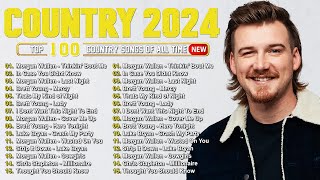 Country Songs 2024  Morgan Wallen Luke Combs Luke Bryan Chris Stapleton Brett Young Kane Brown [upl. by Oxford979]