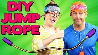 DIY Jump Rope with Jim Class and Crafty Carol  CampYouTube Kids Crafts WithMe Crafty Carol [upl. by Walford547]