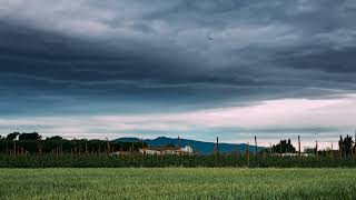 Calm Before the Storm Ambience  Dark Thunderstorm Approaching Over Valley 10Hours Relaxing ASMR 99 [upl. by Sivaj]