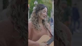 This aint Texas 🤍✨streetperformer busker acousticcover duet singing covers buskers beyonce [upl. by Korwin]