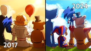 Then vs Now 20172024 COMPLETE EDITION FASH Animation [upl. by Gnous802]