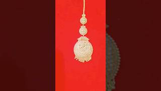 New Gold Tika Design tika viralvideo viralshort shorts tiktok jhumkaearrings viral gold [upl. by Valoniah]