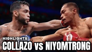 OSCAR COLLAZO VS THAMMANOON NIYOMTRONG FIGHT  HIGHLIGHTS [upl. by Ryan374]