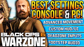 WARZONE All BEST SETTINGS You NEED To Use BO6 WARZONE Best Controller Graphics amp Audio Settings [upl. by Mokas951]