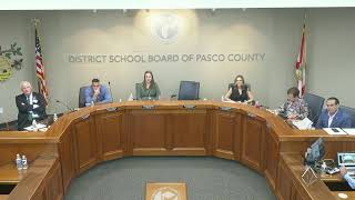 Pasco County School Board Workshop November 5 2024 [upl. by Teodoro]