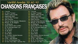 Nostalgie Chansons Françaises  Nostalgique Meilleures Chanson Des Annees 70 Et 80  Johnny Hallyday [upl. by Asiilanna278]