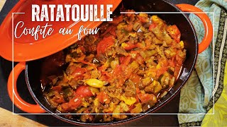 RATATOUILLE CONFITE 6H AU FOUR sublimez le plat estival par excellence  À La Maison Avec Leslie [upl. by Lamoree]