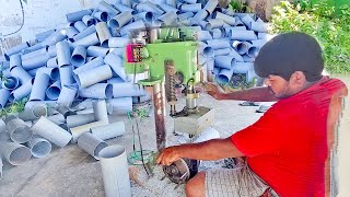 Pvc pipe craft ideas home  PVC pipe garden ideas  How To Make A Beautiful Orb Vertical Garden [upl. by Clower355]