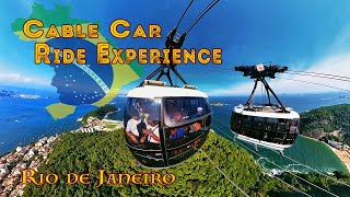 Sugarloaf Cable Car Ride Experience in RIO de JANEIRO BRAZIL [upl. by Eltsirhc]