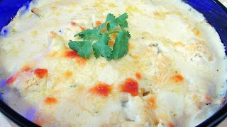 COUVE  FLOR GRATINADA COM MOLHO ESPECIAL VOCÊ VAI AMAR ESTA RECEITA [upl. by Atenaz]