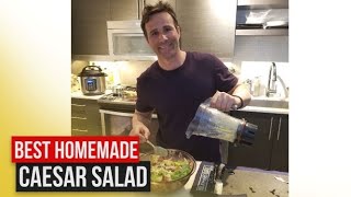 World Famous Caesar Salad Dressing  Best Homemade Recipe with All Natural Ingredients [upl. by Kceb]