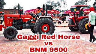 Massey 9500 vs Swaraj 855 Tochan Village Khiyali BNM 9500 VS Gaggi Red Horse [upl. by Bellina]