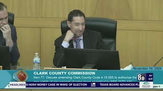 3 Clark County commissioners shoot down proposal for possible sales tax increase [upl. by Hoffer]