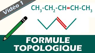 De la formule semideveloppée à la formule topologique chimie lycée [upl. by Ahsiemak]