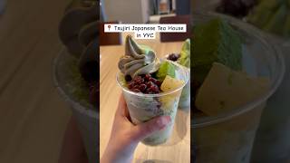 Tsujiri Japanese Tea House in YYC matcha shavedice calgaryfood yycfood japanesedessert cafe [upl. by Reffinnej176]